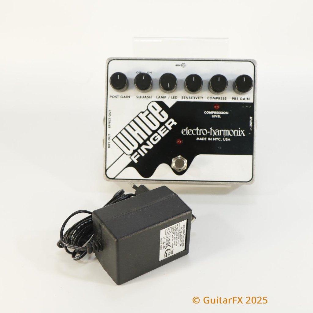 Electro-Harmonix White Finger XO Compressor (with 40V EU Plu, Enlèvement ou Envoi, Utilisé, Compresseur
