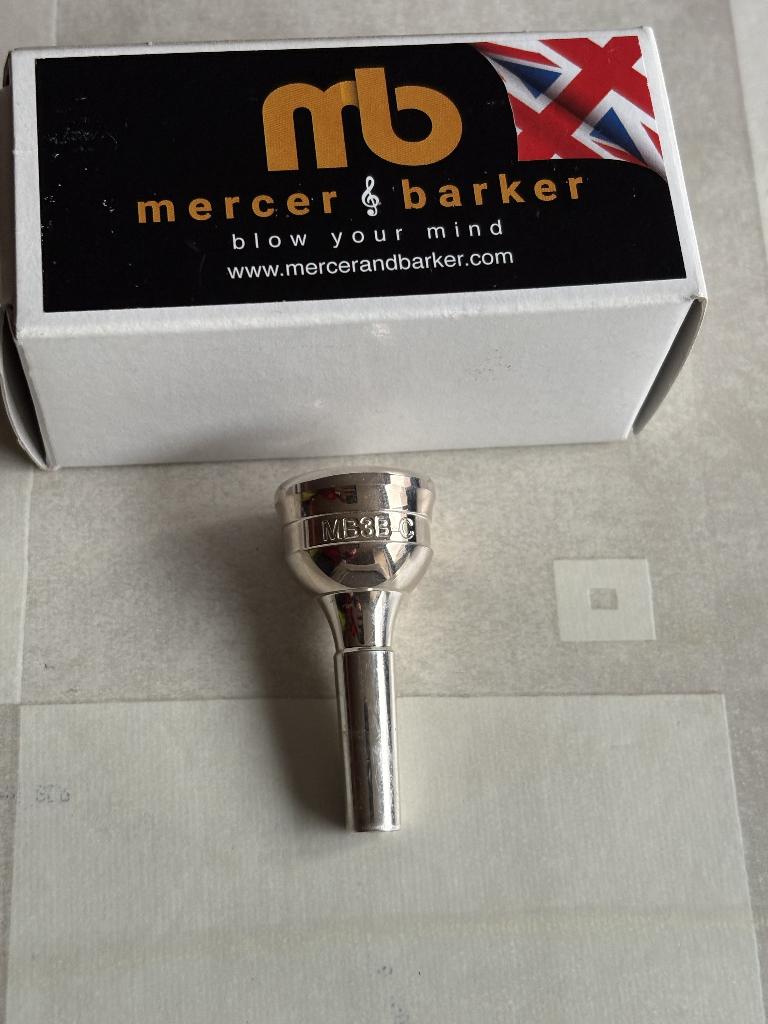 Mercer & Barker MB3B-C mondstuk kornet, Musique & Instruments, Instruments à vent | Trompettes, Enlèvement, Comme neuf, Autres types