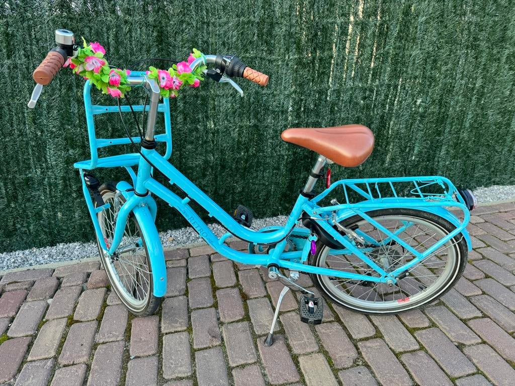 Kinderfiets meisje 20inch, Fietsen en Brommers, Fietsen | Meisjes, Ophalen, Zo goed als nieuw, 20 inch, Versnellingen