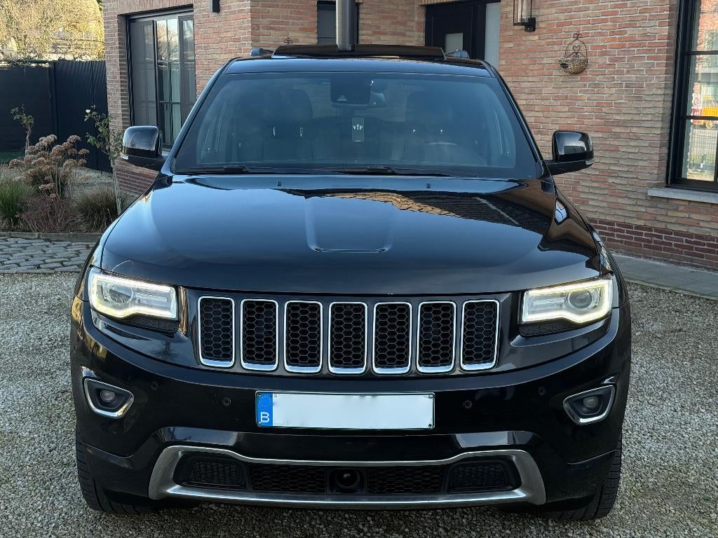 Jeep Grand Cherokee Overland 3.0 Euro6b 2016 1Eigenaar, Autos, Cuir, Argent ou Gris, Achat, Euro 6