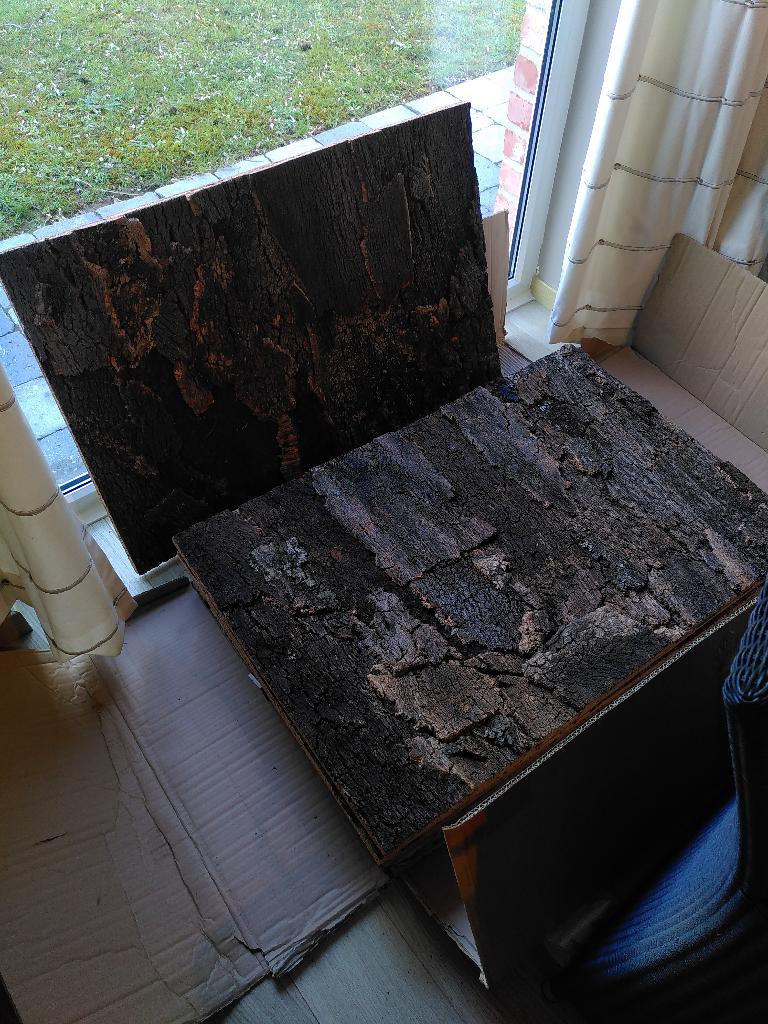 8 Panneaux de liège écorce brute, Enlèvement, Comme neuf