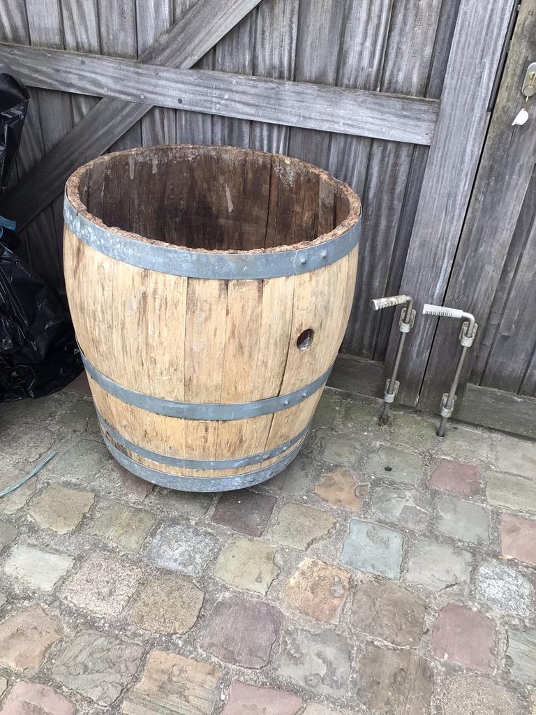 3/4 wijnton, Tuin en Terras, Ophalen, Gebruikt, Hout