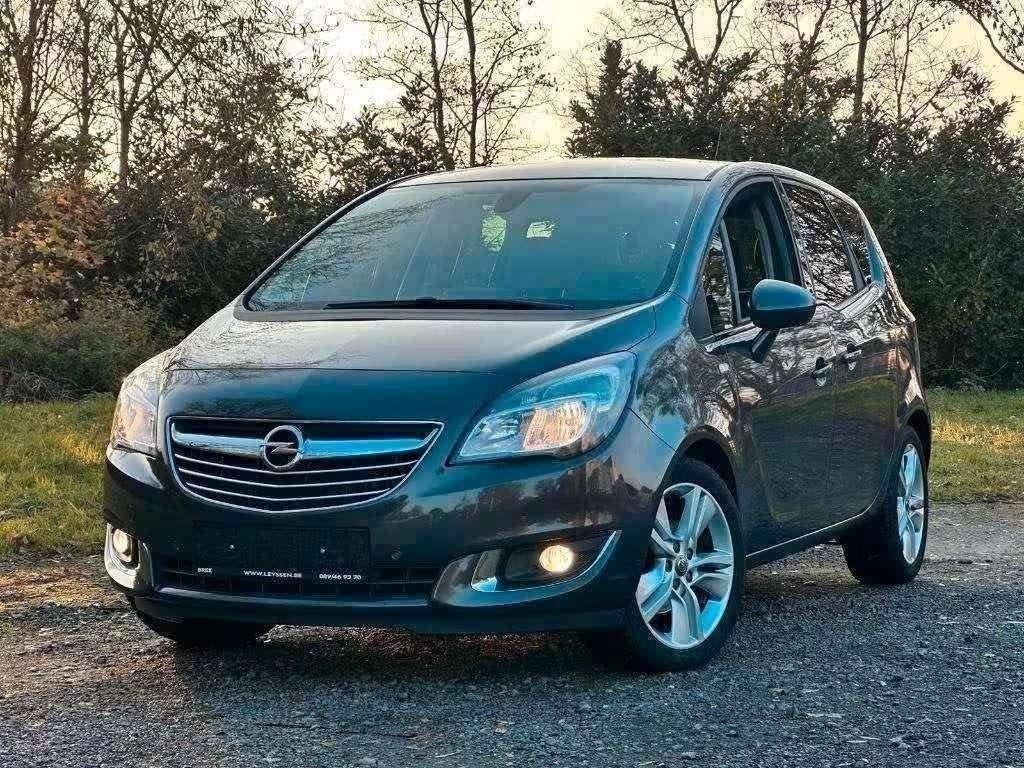 2016 Opel Meriva 1.4 Benzine 94.km Eur 6b - AIRCO, Auto's, Voorwielaandrijving, Monovolume, Euro 6, USB