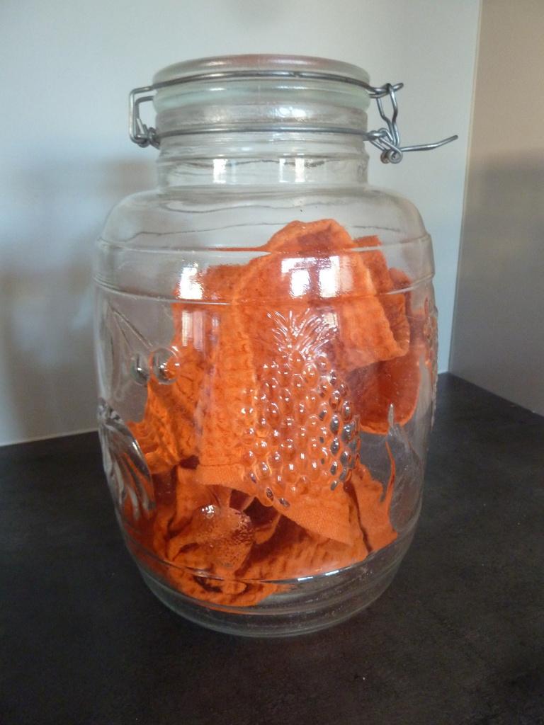 VINTAGE ancien bocal Rumstopf 28 cm, Maison & Meubles, Verre, Enlèvement, Utilisé, Autres types