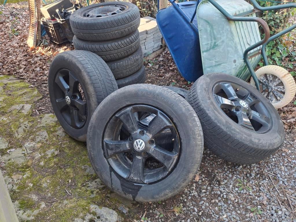 4 jantes vw touareg, cayenne 5x130-17", Enlèvement, Neuf, Volkswagen