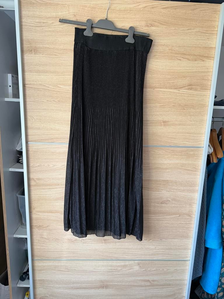 Lange rok Terra di Siena, Kleding | Dames, Rokken, Ophalen of Verzenden, Zo goed als nieuw, Zwart