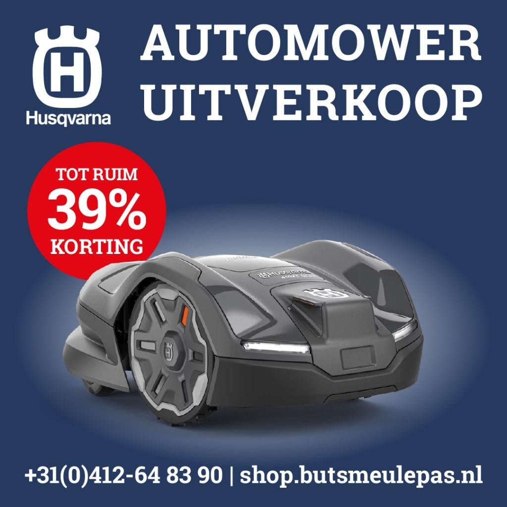 Husqvarna Automower uitverkoop: TOT 39% KORTING! vanaf € 859, Cirkelmaaier, Minder dan 30 cm, Accu-grasmaaier, Nieuw