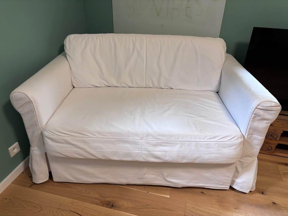 Canapé convertible, Maison & Meubles, 75 à 100 cm, Enlèvement, Utilisé, Deux personnes