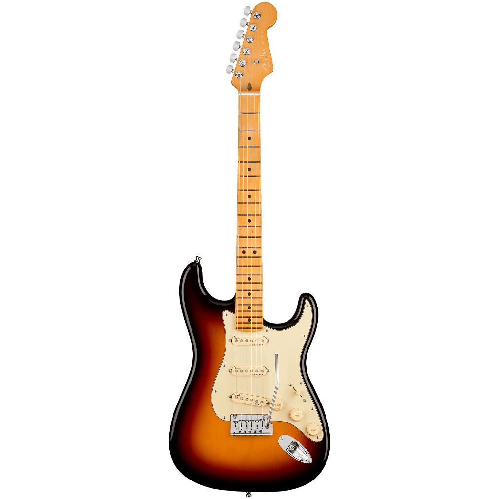 Neuve: Fender American Ultra Strat SSS MN 75e anniv/ Case, Musique & Instruments, Enlèvement ou Envoi, Neuf, Solid body, Fender