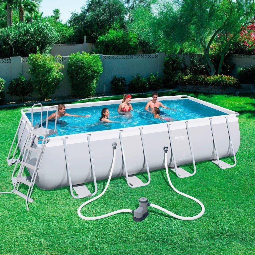 opbouwzwembad Bestway, Ophalen, Gebruikt, Rechthoekig, Opzetzwembad