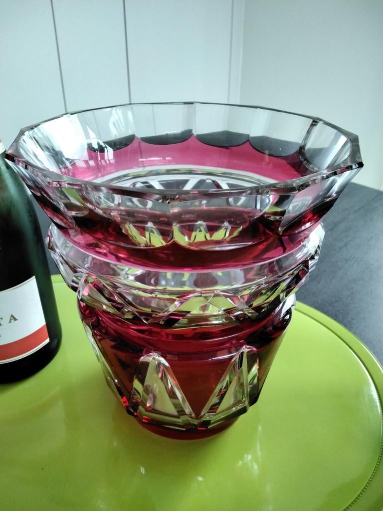 val st Lambert kristallen vaas, Antiek en Kunst, Ophalen of Verzenden