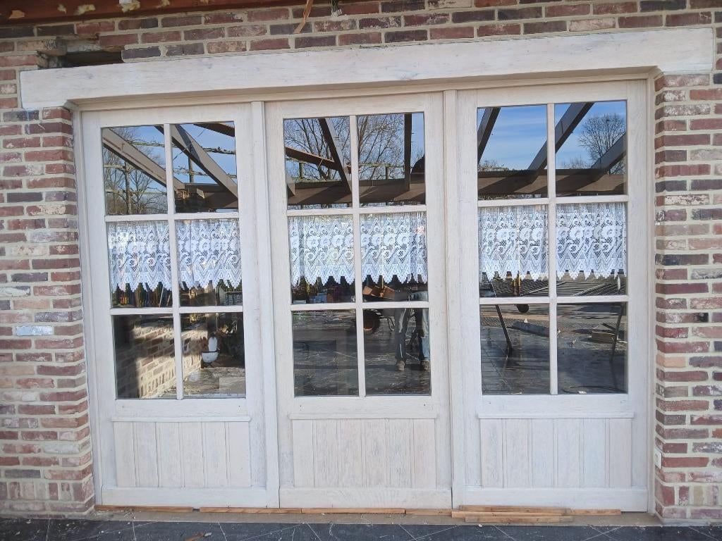 Eiken deur, 3 slagdeur, Ophalen