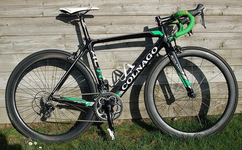 Pracht COLNAGO carbon, m/z wielen, 54., Enlèvement, Comme neuf