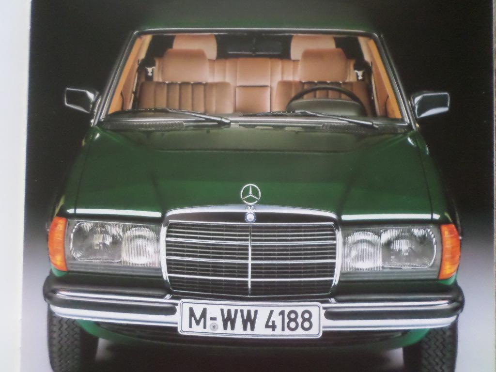 Mercedes 200 230E 250 280E 1983 Brochure - FRANS, Ophalen of Verzenden, Mercedes