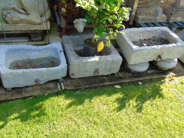 bac ou auge en pierre bleu , jardinière , grand choix !!, Jardin & Terrasse, Bacs à fleurs & Jardinières, Moins de 30 cm, Pierre