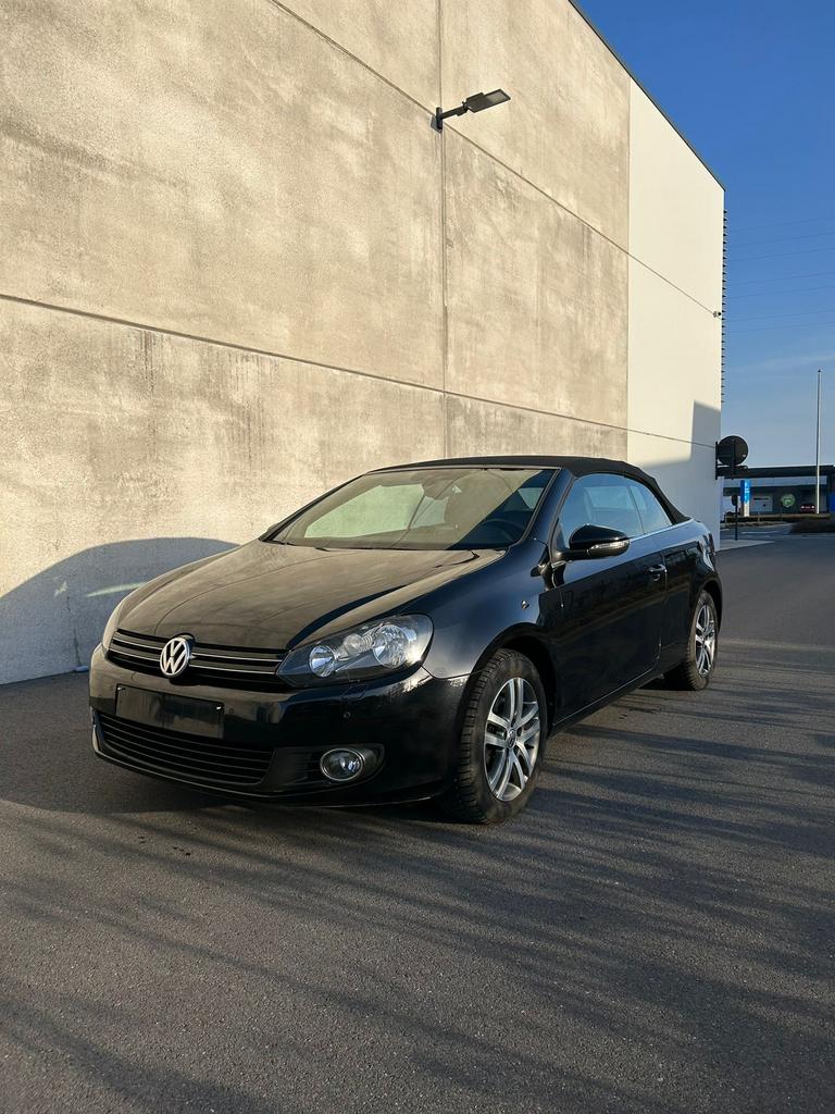 Vw golf cabrio 1.2 benzine bj:2012 km 131150 1jaar garantie, Auto's, Euro 5, Cabriolet, Alcantara, Bedrijf