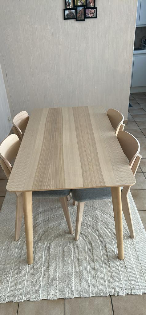 Eettafel an 4 stolen, Ophalen, Zo goed als nieuw