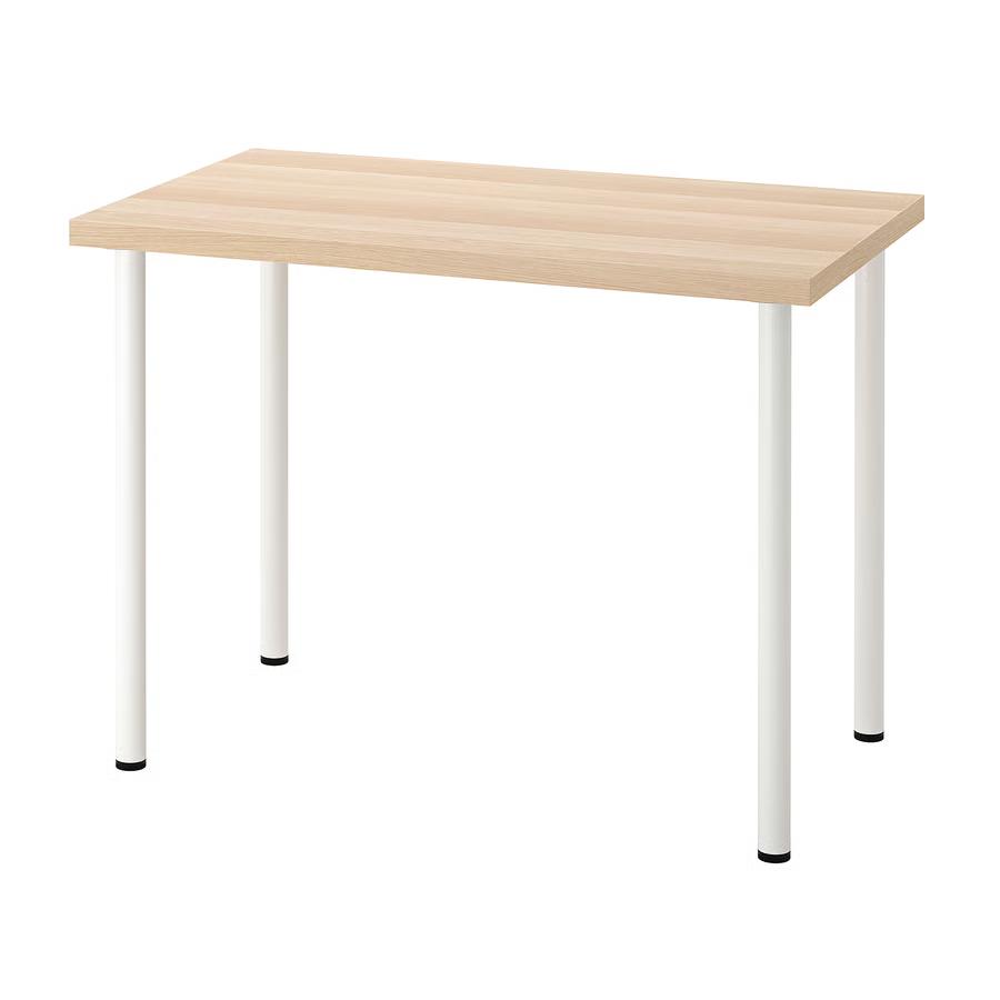 Ikea LINNMON desk 100x60 with legs, Maison & Meubles, Enlèvement, Utilisé, IKEA