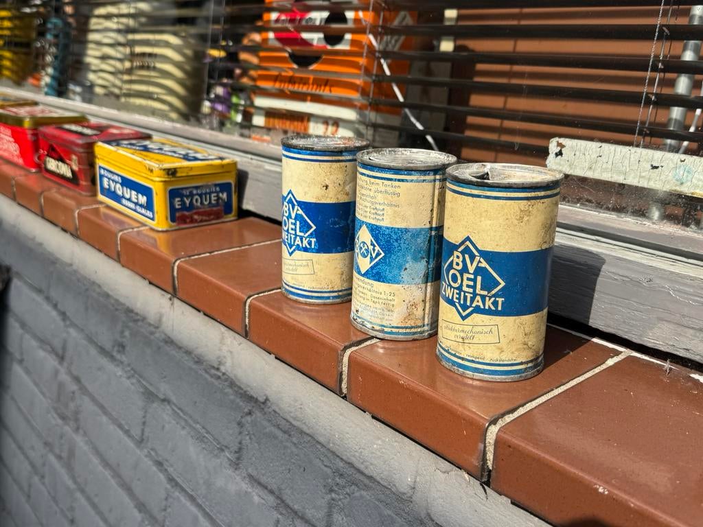 Bidons d'huile 2 temps Aral BV, Collections, Enlèvement ou Envoi, Utilisé, Emballage