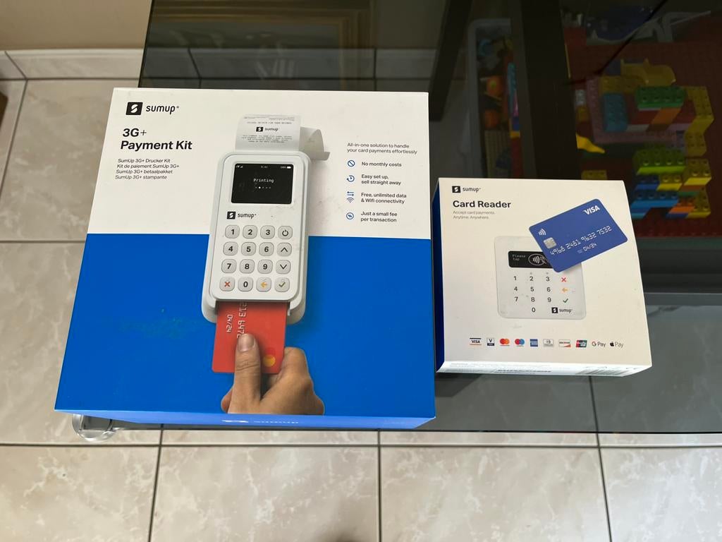 SumUp 3G+ Payment Kit + Card Reader, Enlèvement