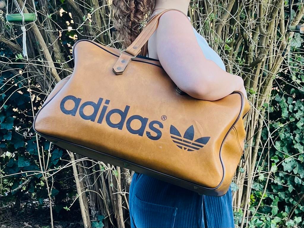 Vintage Adidas reistas/sporttas – Made in France (M.F.S.), Ophalen, Zo goed als nieuw, Unisex volwassen