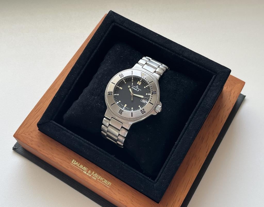 Baume & Mercier Formula S – ref. MV04FO16 (incl. box), Montre-bracelet, Autres marques, Enlèvement ou Envoi, Acier