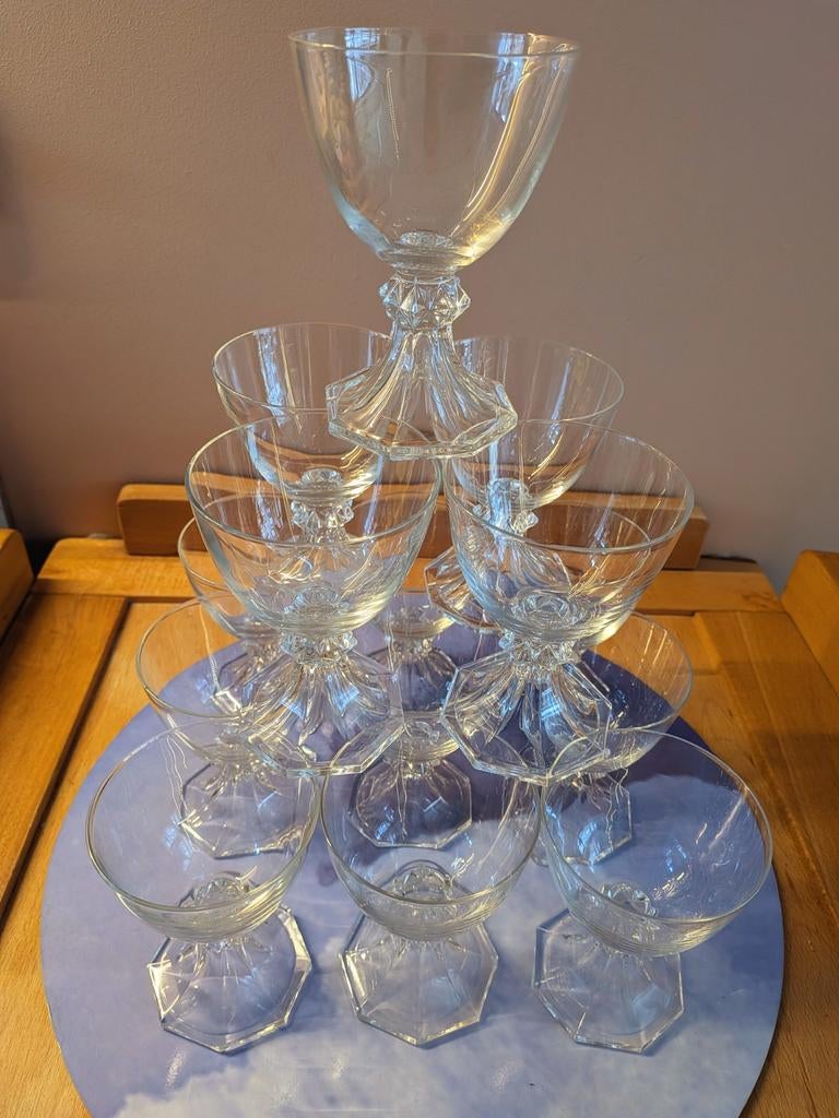 Verres à vin en cristal Val Saint-Lambert, Enlèvement