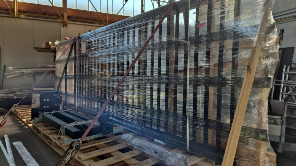 Nieuwe stalen schuifpoort 4 x 180, Tuin en Terras, Ophalen, Staal, Schuifpoort, Nieuw