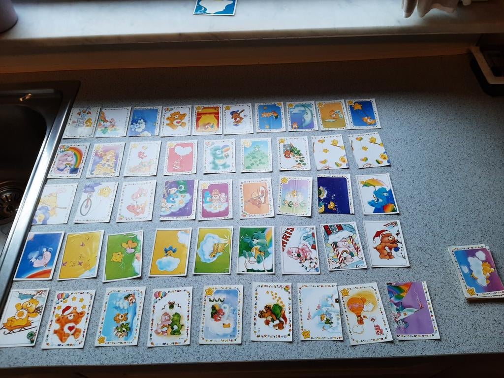 Vintage Care Bears Panini stickers – grote lot jaren 80, Verzamelen, Ophalen of Verzenden