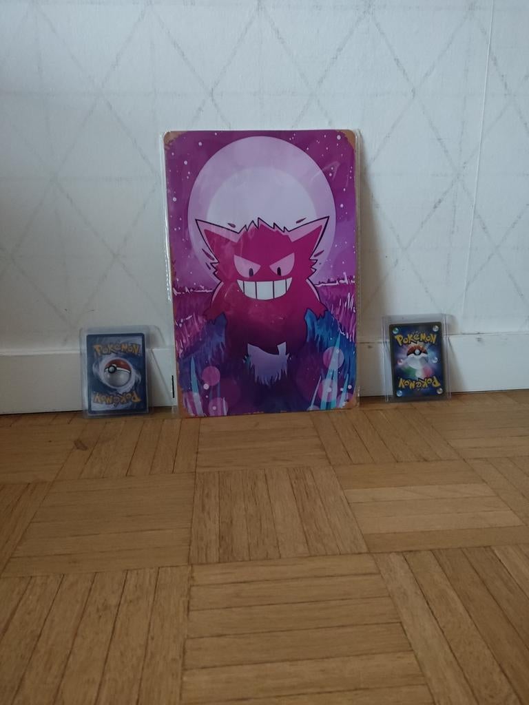 Gengar foto metalen plaat pokemon, Enlèvement
