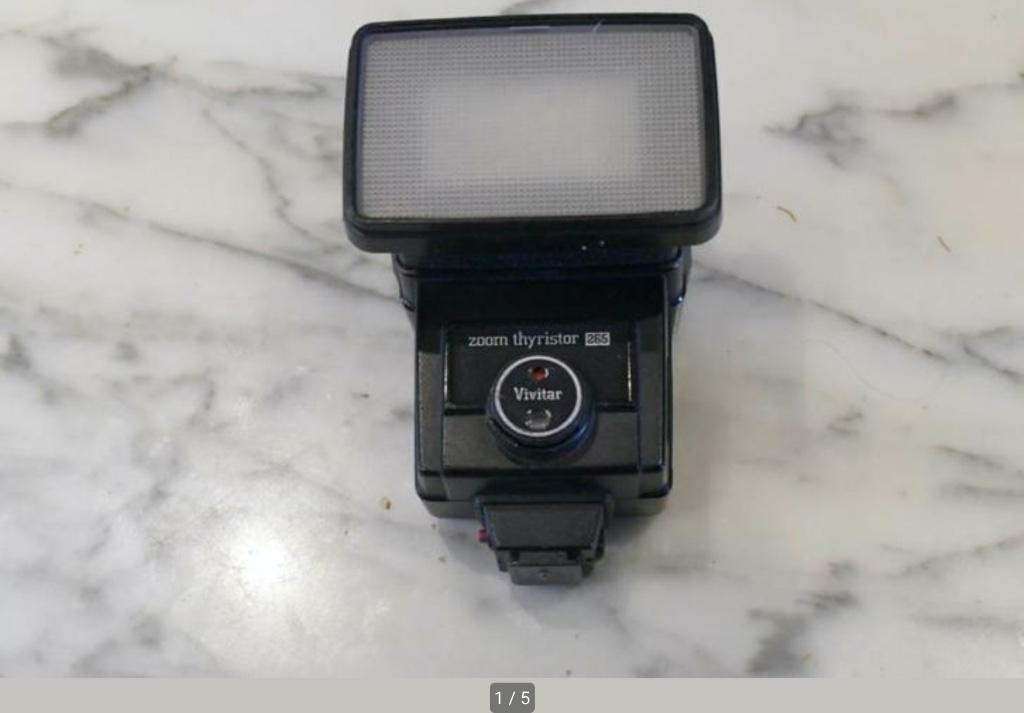 Vivitar Zoom Thyristor 265 flash, Audio, Tv en Foto, Foto | Flitsers, Ophalen of Verzenden, Gebruikt, Overige merken