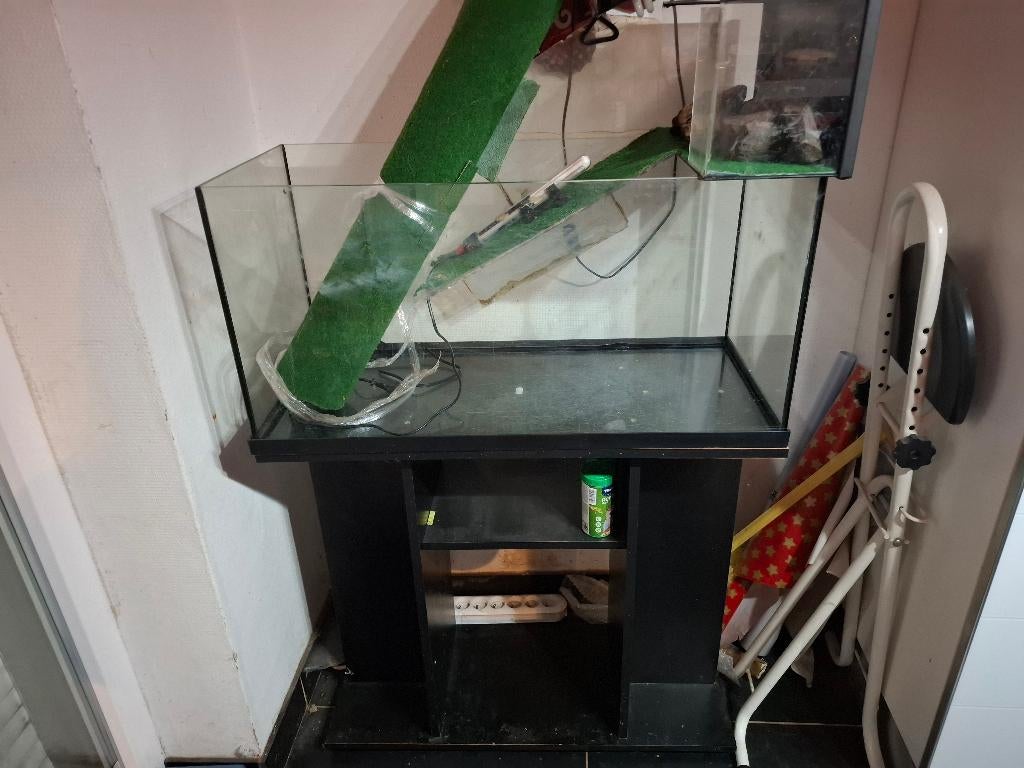 Aquarium +terrarium pour tortue d'eau, Animaux & Accessoires, Reptiles & Amphibiens | Accessoires, Utilisé, Autres types, Enlèvement