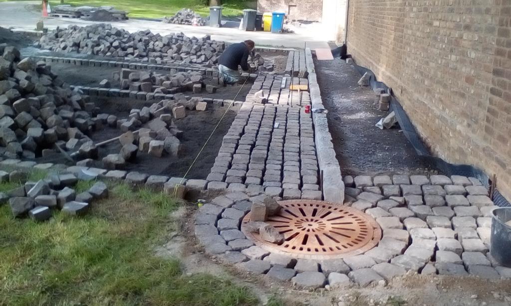 kasseien  tuin klinkers, Doe-het-zelf en Bouw, Overige Doe-Het-Zelf en Bouw, Ophalen of Verzenden