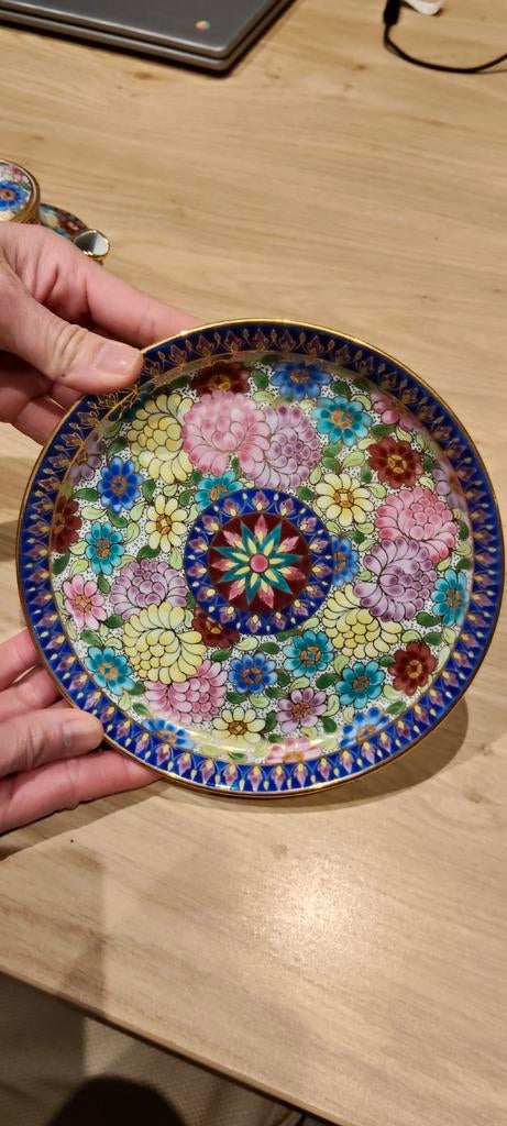 Handgeschilderde Thaïse theeset, Antiek en Kunst, Ophalen