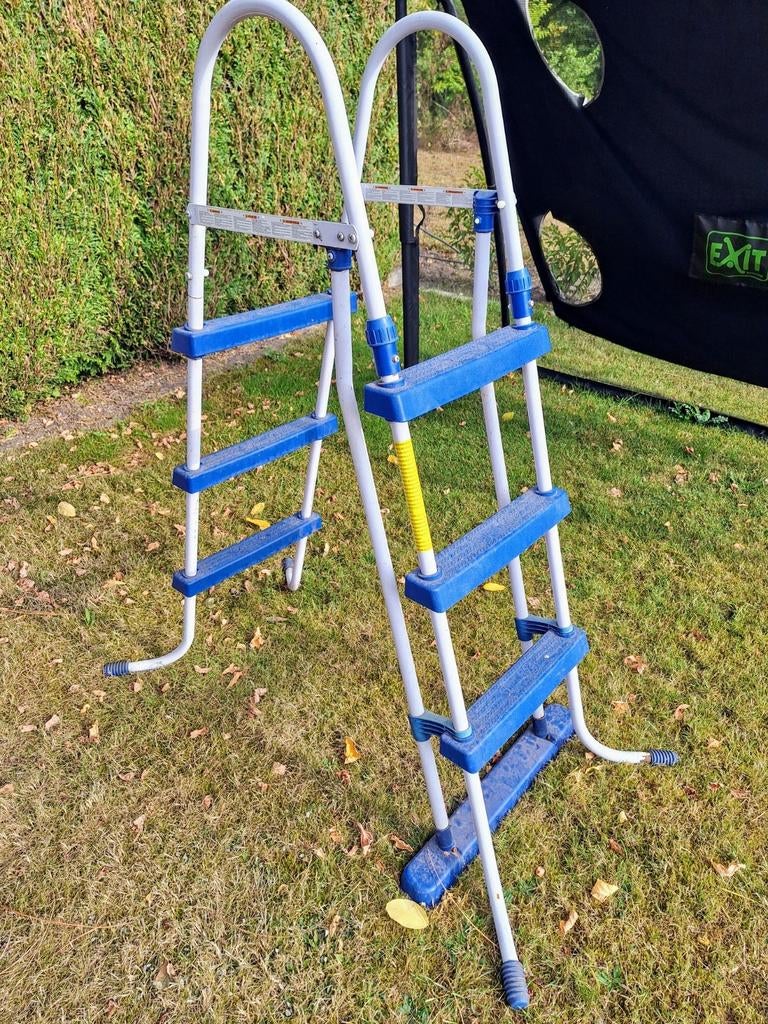 Trap zwembad, Ophalen, Gebruikt