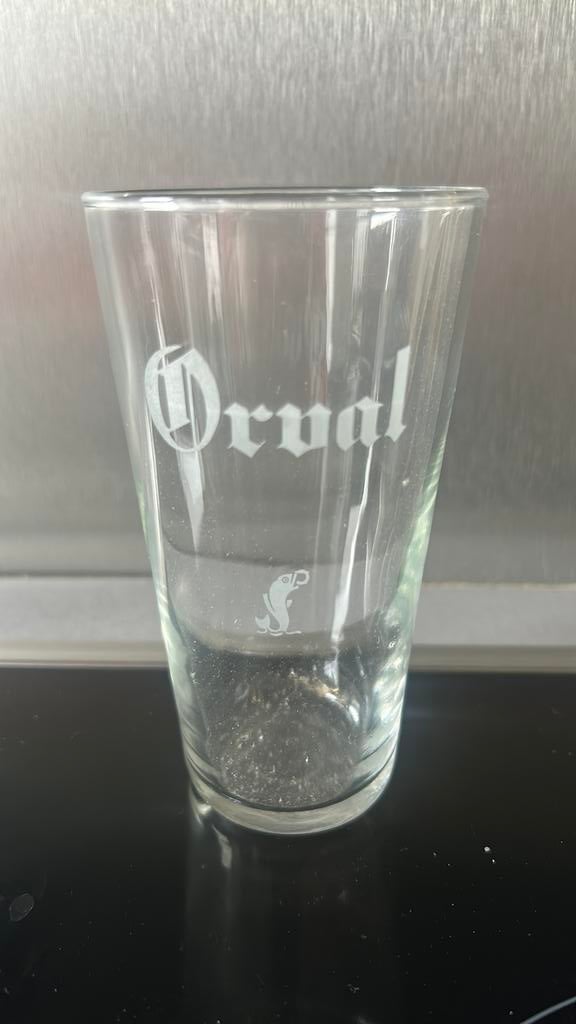 Orval-glas, Verzamelen, Glas en Drinkglazen, Ophalen of Verzenden, Zo goed als nieuw