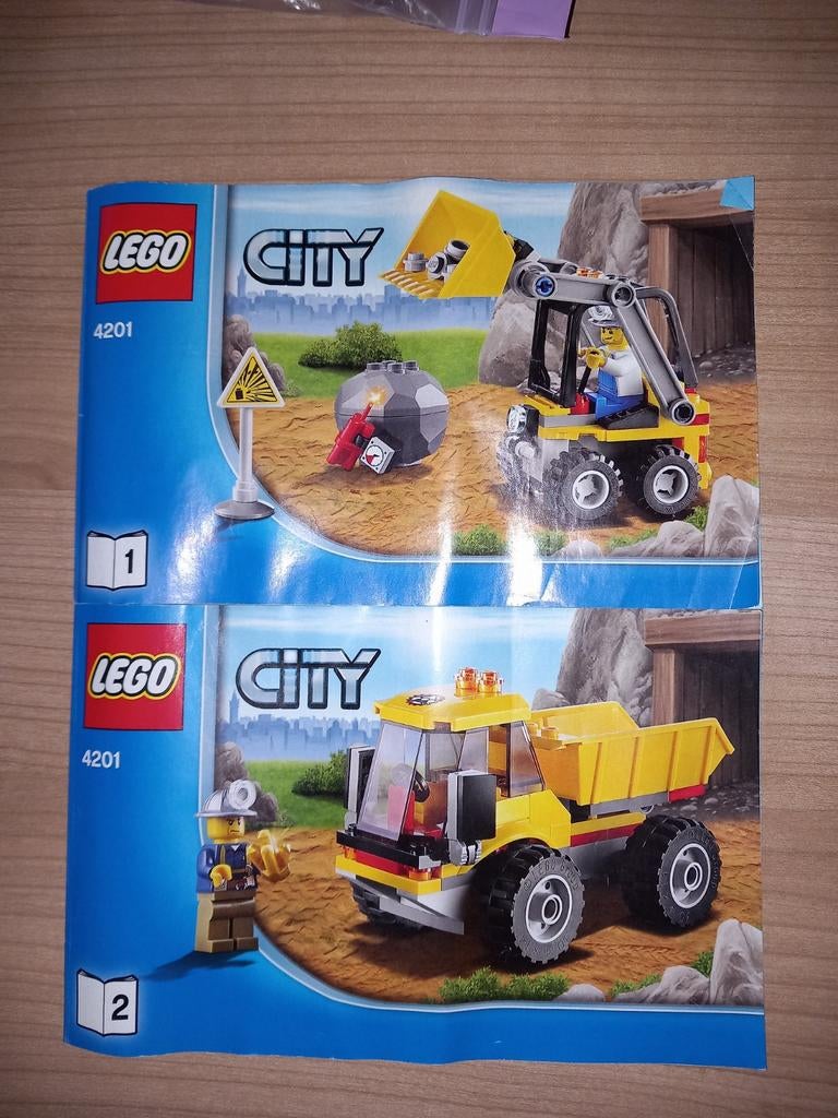 Lego 4201 kiepwagen met laadschop, Ophalen of Verzenden, Zo goed als nieuw, Lego