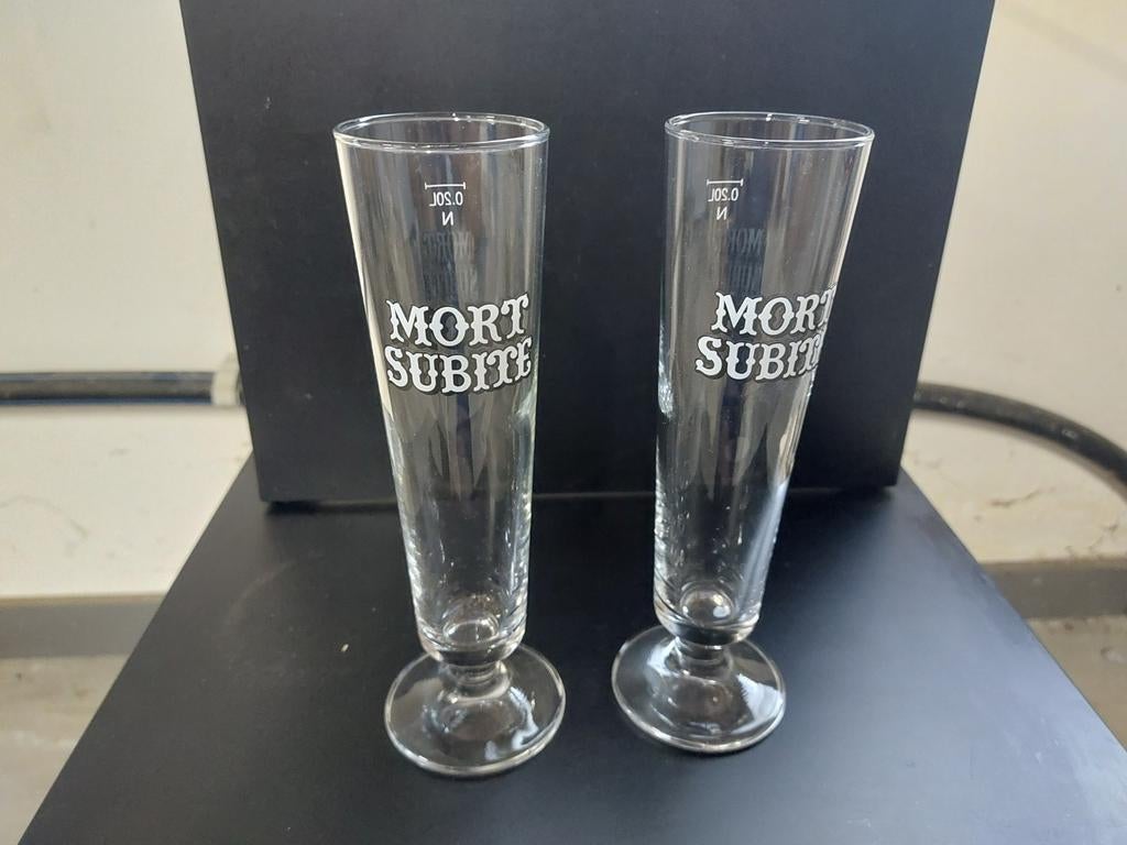 Verre Mort subite degu 20cl, Enlèvement ou Envoi, Comme neuf, Verre à bière