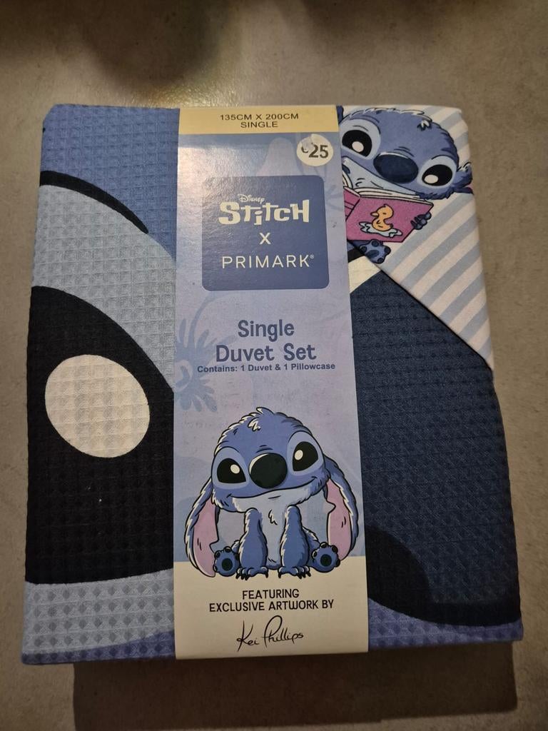 Splinternieuw dekbedovertrek Stitch, Ophalen of Verzenden, Nieuw, Dekbedovertrek