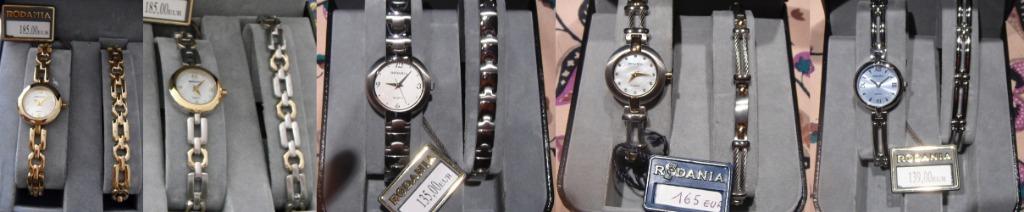 Montre-bracelet de dame RODANIA + bracelet acier assorti, Collections, Enlèvement ou Envoi, Neuf