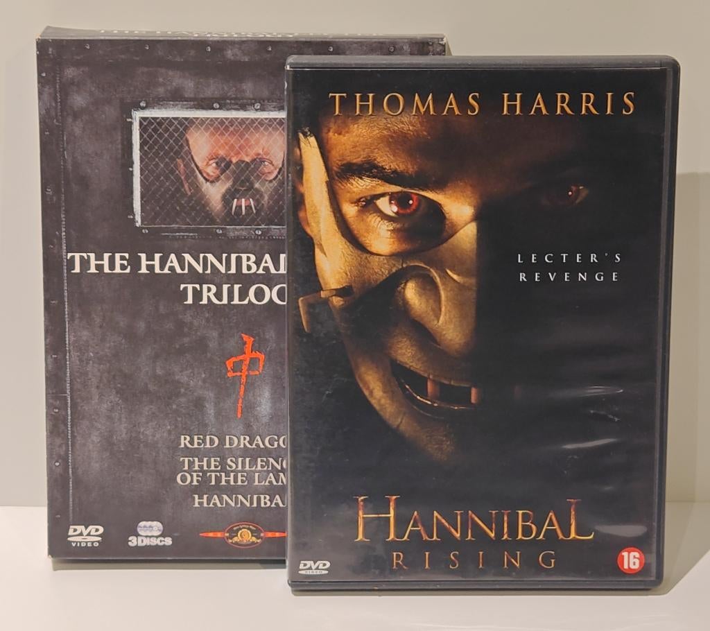Hannibal Lecter DVD trilogie Boxset Hannibal rising 4 Films, Vanaf 16 jaar, Ophalen of Verzenden, Zo goed als nieuw, Boxset