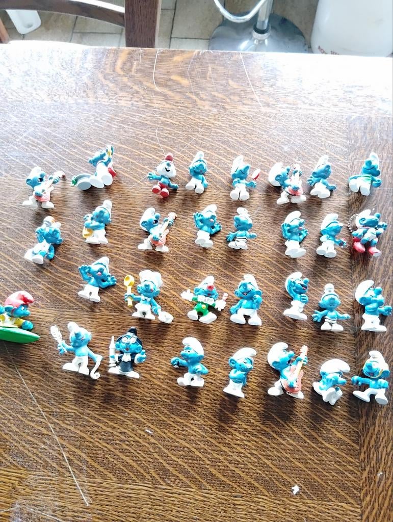 Figurine schtroumpf, Collections, Enlèvement