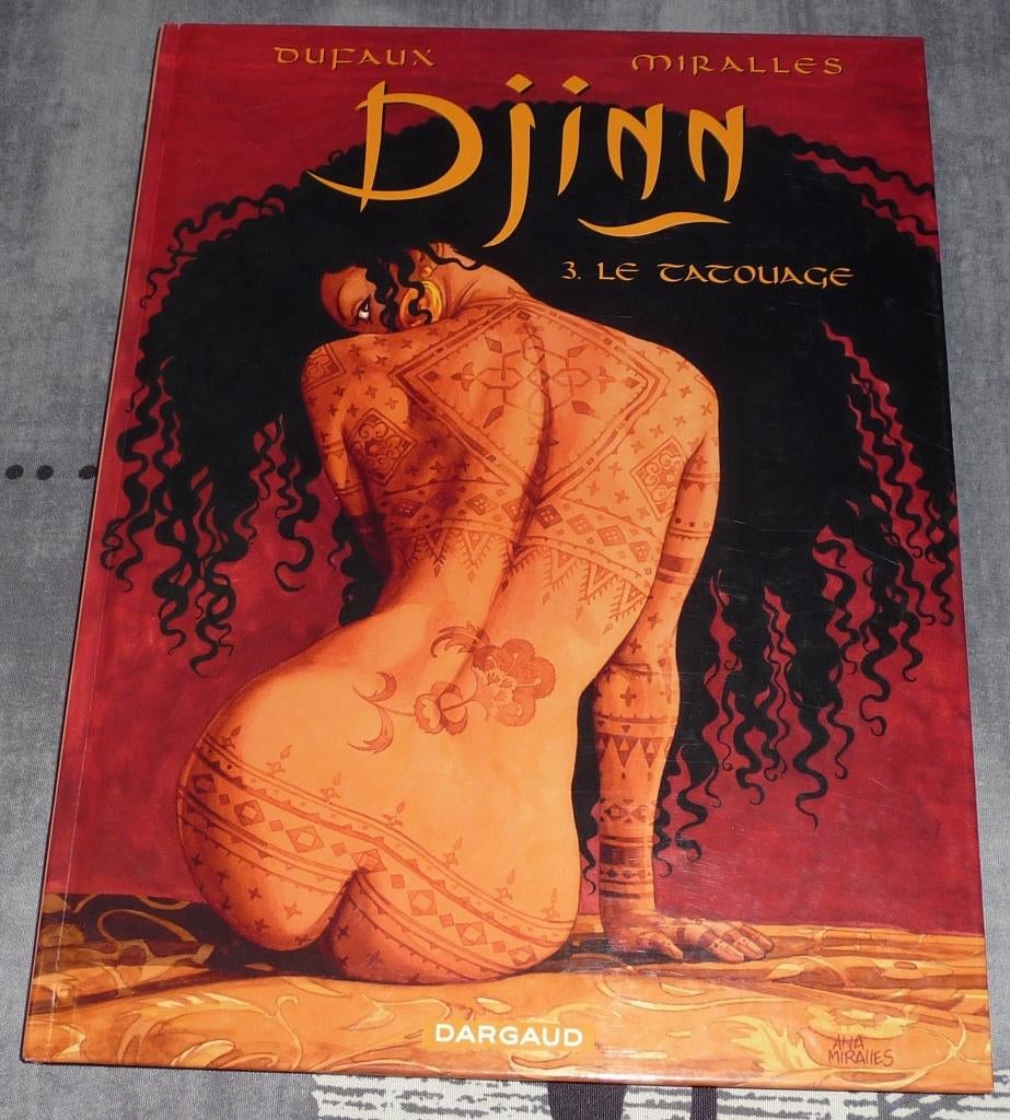 BD Djinn 3. Le tatouage - 1ère édition avec ex-libris, Ophalen of Verzenden, Zo goed als nieuw, Dufaux / Miralles