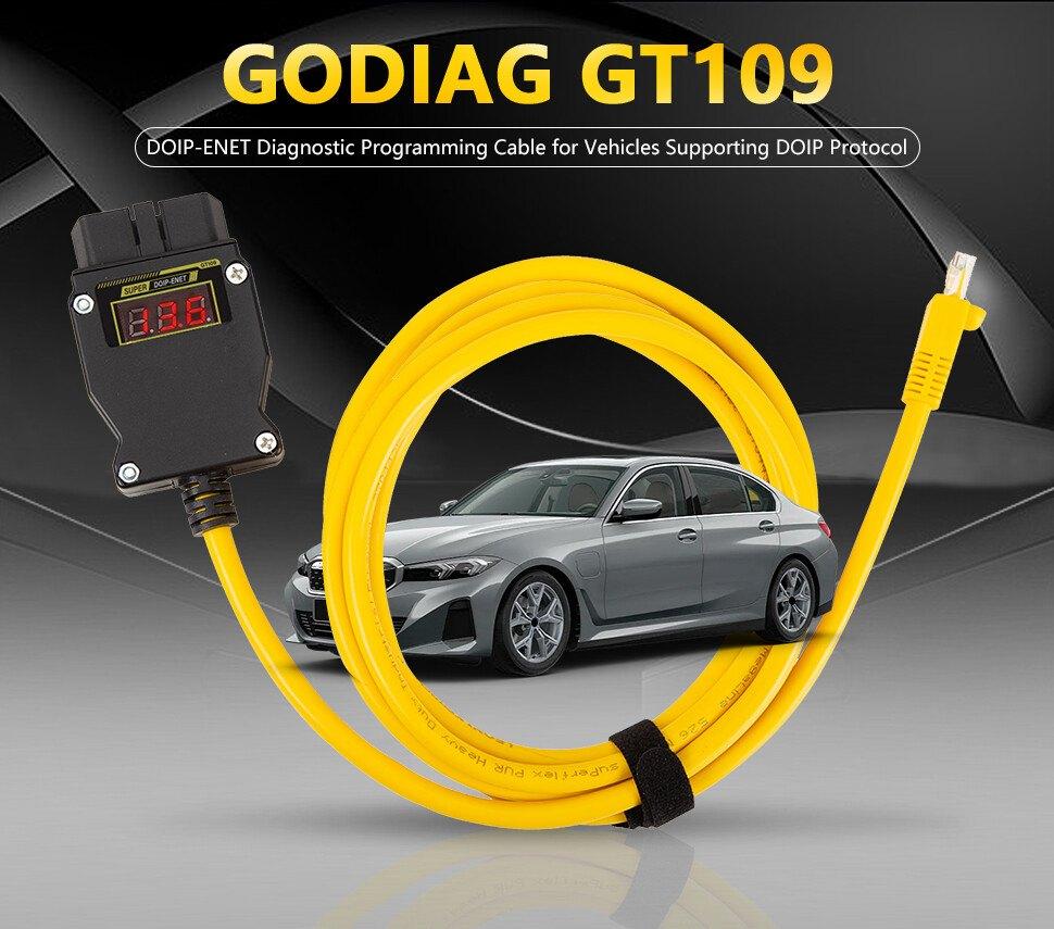 GODIAG GT109 DOIP ENET kabel | ISTA XENTRY ODIS ESYS BM+ JLR, Ophalen of Verzenden, Nieuw