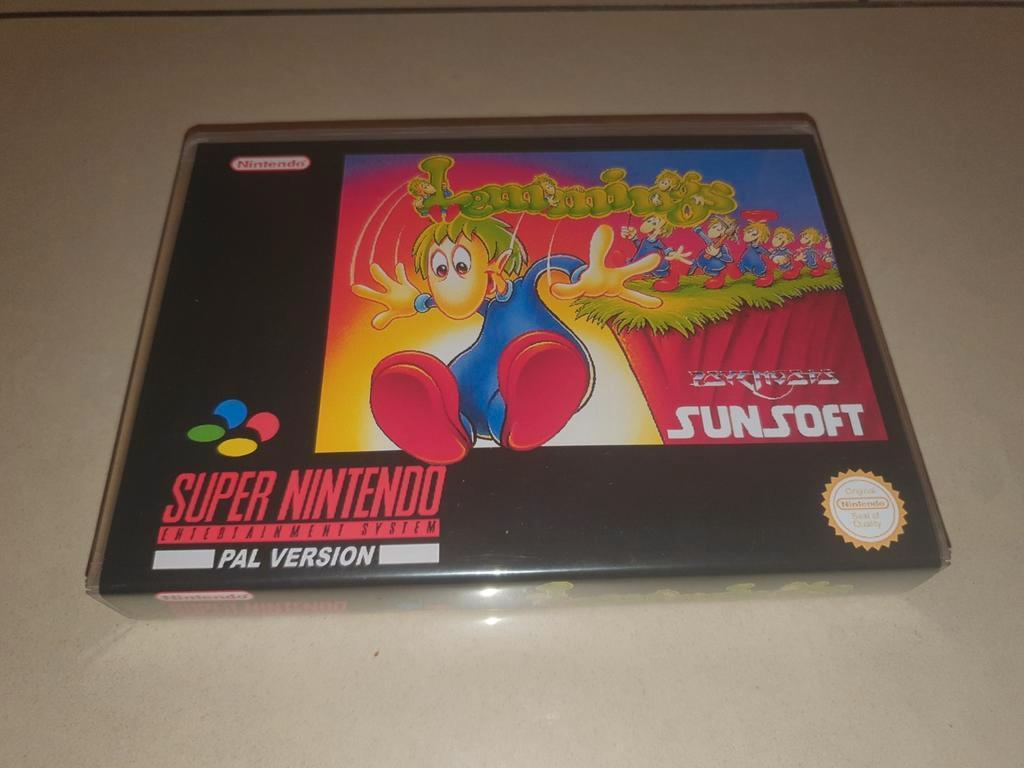 Lemmings SNES Game Case, Games en Spelcomputers, Verzenden, Zo goed als nieuw