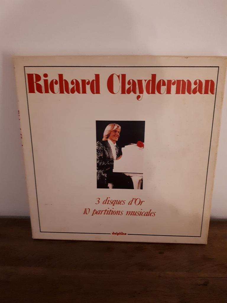Richard Clayderman - 3 disque d'or 10 partitions musicales, Cd's en Dvd's, Ophalen of Verzenden, Zo goed als nieuw