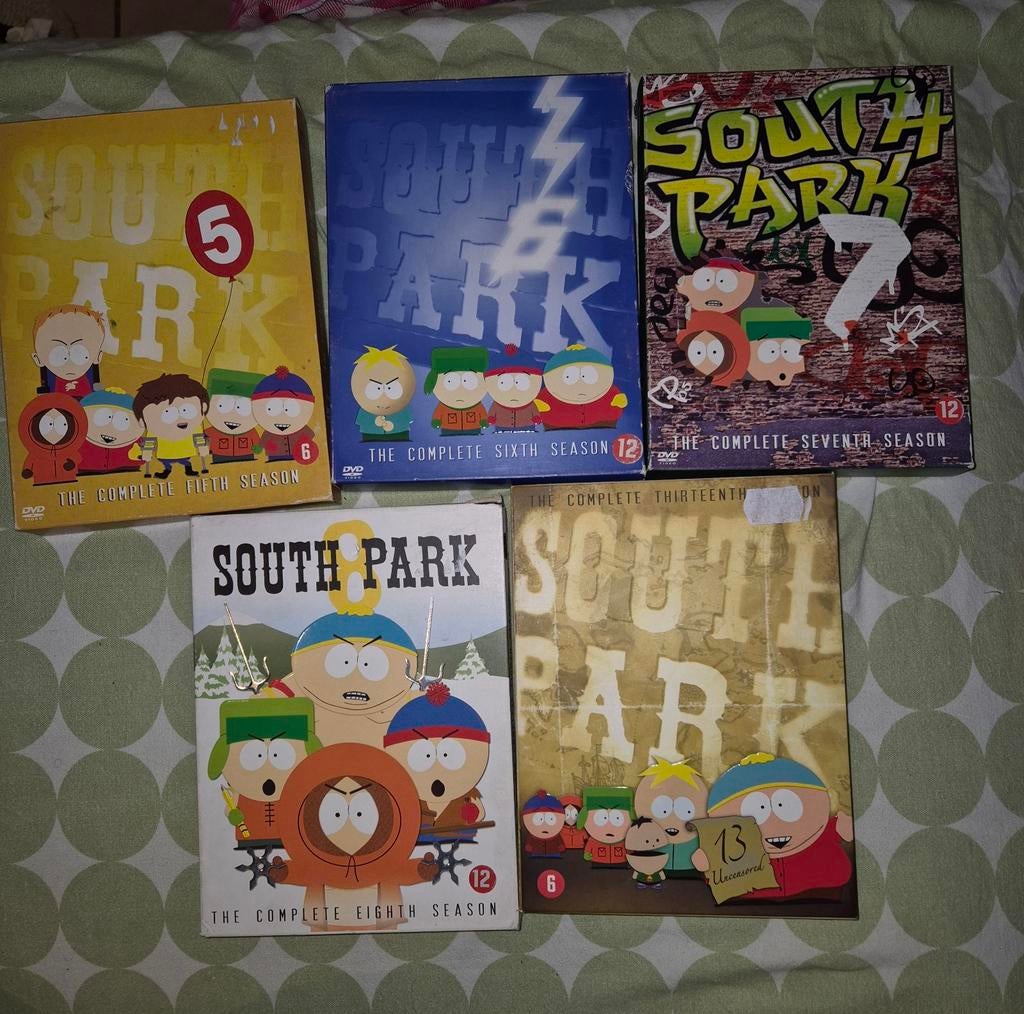 South park DVD box seizoen 5 6 7 8 en 13, Ophalen