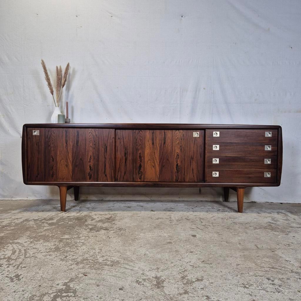 Buffet danois vintage en bois de rose H.P. Hansen, meuble TV, Maison & Meubles, Armoires | Dressoirs, Johannes Andersen, Axel christensen, silkeborg danish