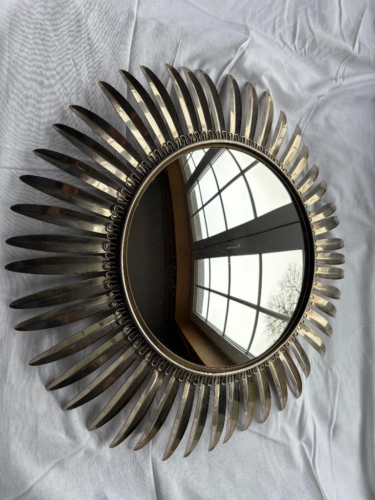 Miroir soleil, Antiquités & Art, Enlèvement, Rond, Moins de 50 cm, Moins de 100 cm