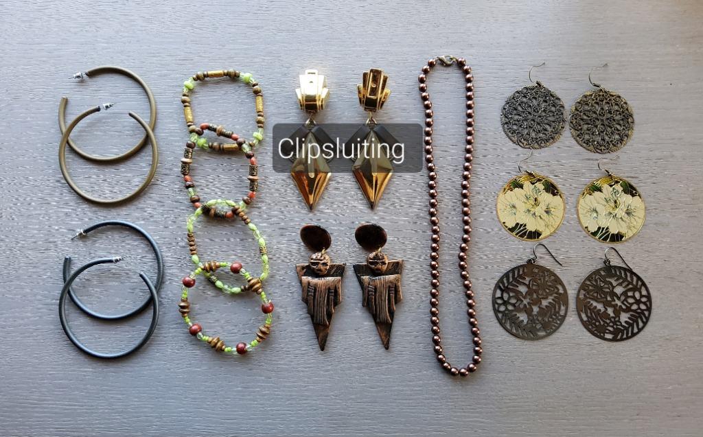 Bijouterie halssnoer halsketting halssieraad oorringen nieuw, Neuf, Enlèvement ou Envoi, Autres couleurs, Autres matériaux